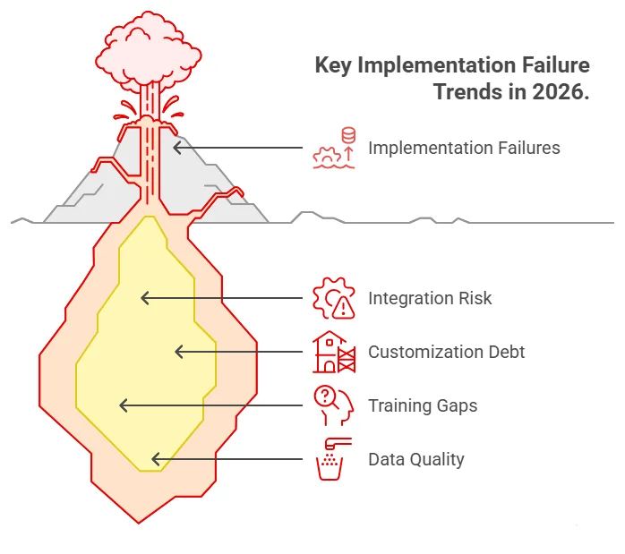 Key Implementation Failure Trends to Watch in 2026
